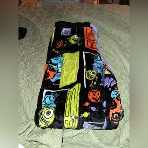Monsters Inc. Halloween Fuzzy Pajama Pants